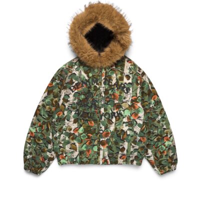 Birch Camo Hooded Work Jacket Green Camo