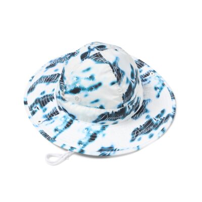 Cloud Camo Bucket Hat White
