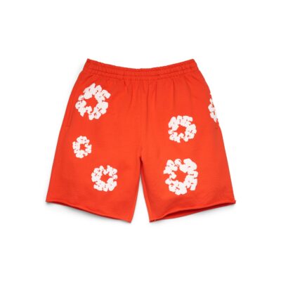 Cotton Wreath Sweatshorts Dark Orange