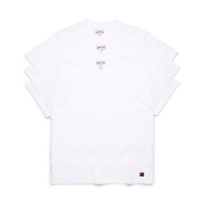 DT Flag 3-Pack Tee White