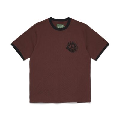 Denim U Ringer Tee Brown