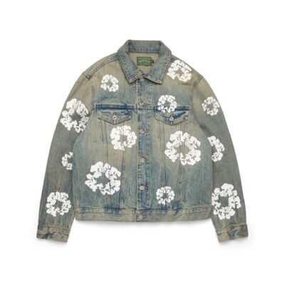 Cotton Wreath Denim Jacket Dirty Wash