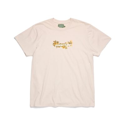Cotton Floral Logo Tan
