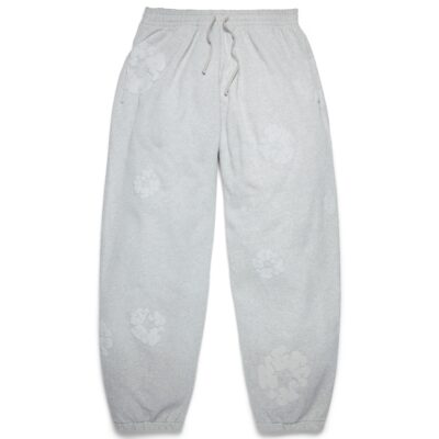Mono Cotton Wreath Sweatpants Grey