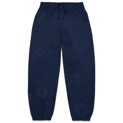 Mono Cotton Wreath Sweatpants Navy