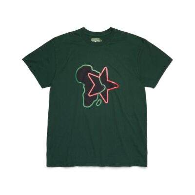 Pan-African Star Tee Green