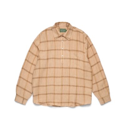 Overcheck Pullover Tan