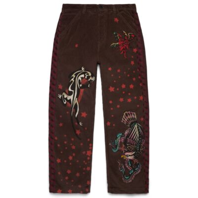 Tattoo Corduroy Pant Brown
