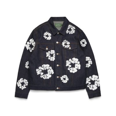 Cotton Wreath Denim Jacket Selvedge