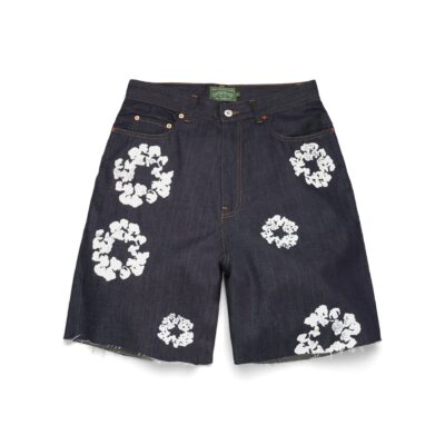 Selvedge Cotton Wreath Denim Short